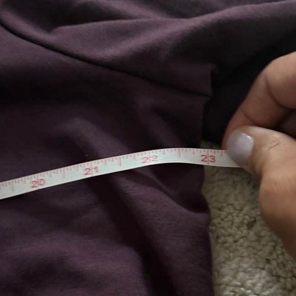 Chic Burgundy Crisscross Back Sweatshirt - Picture 3 of 4